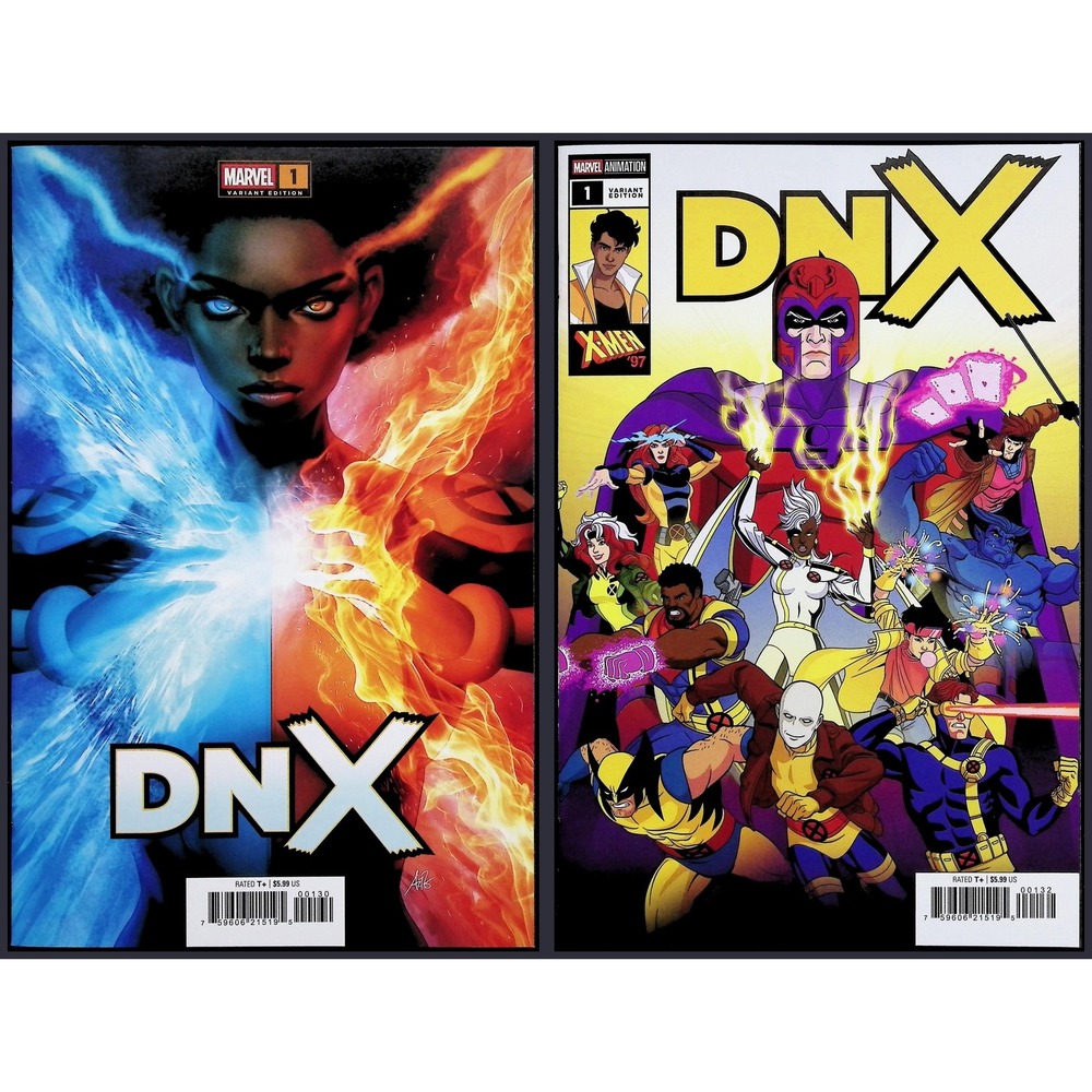 DNX 2X Comic Lot #1V 1W Artgerm Temper X-Men 97 Blind Bag Variants Marvel